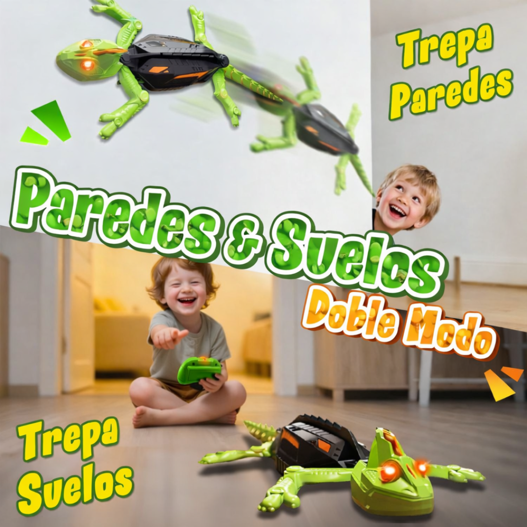Lagarto TrepaParedes con Control Remoto