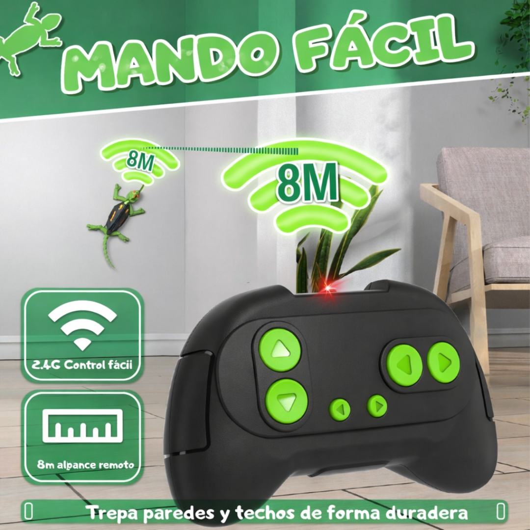 Lagarto TrepaParedes con Control Remoto